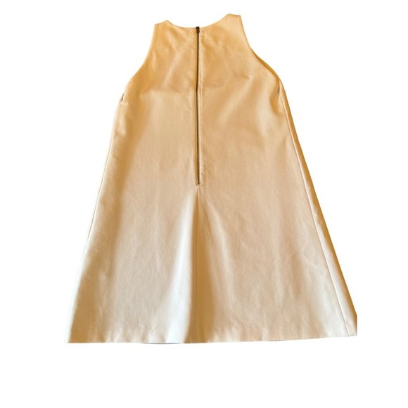 Alice + Olivia Employed White Sleeveless Mini Shift Dress Size 8 - Picture 4 of 6